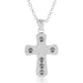 Montana Silversmiths Bold In Faith Turquoise Cross Necklace