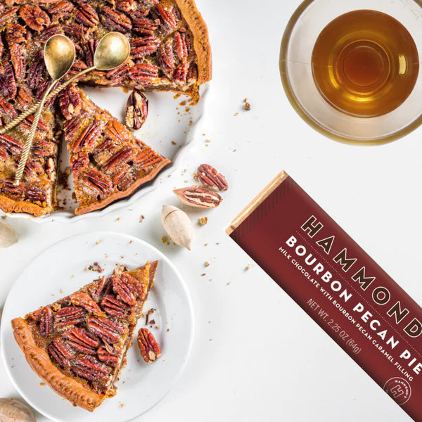 Hammond's Candies Bourbon Pecan Pie Milk Chocolate Bar