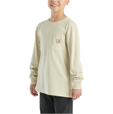 Carhartt Boys' Long-Sleeve Graphic Pocket T-Shirt - Sand