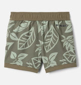 Columbia Boys Toddler Sandy Shores Board Shorts - Stone Green Pasteled Tonal