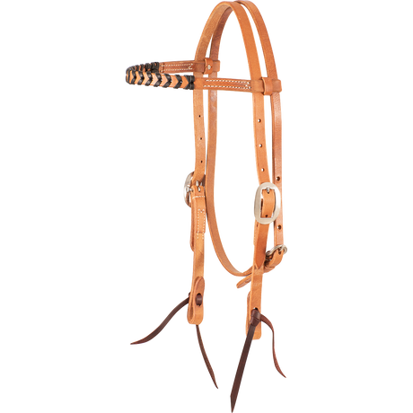 Martin Saddlery Browband Headstall - Black Lace