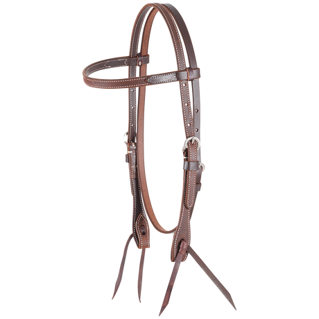 Martin Saddlery Browband Headstall 5/8-inch - Chestnut Roughout