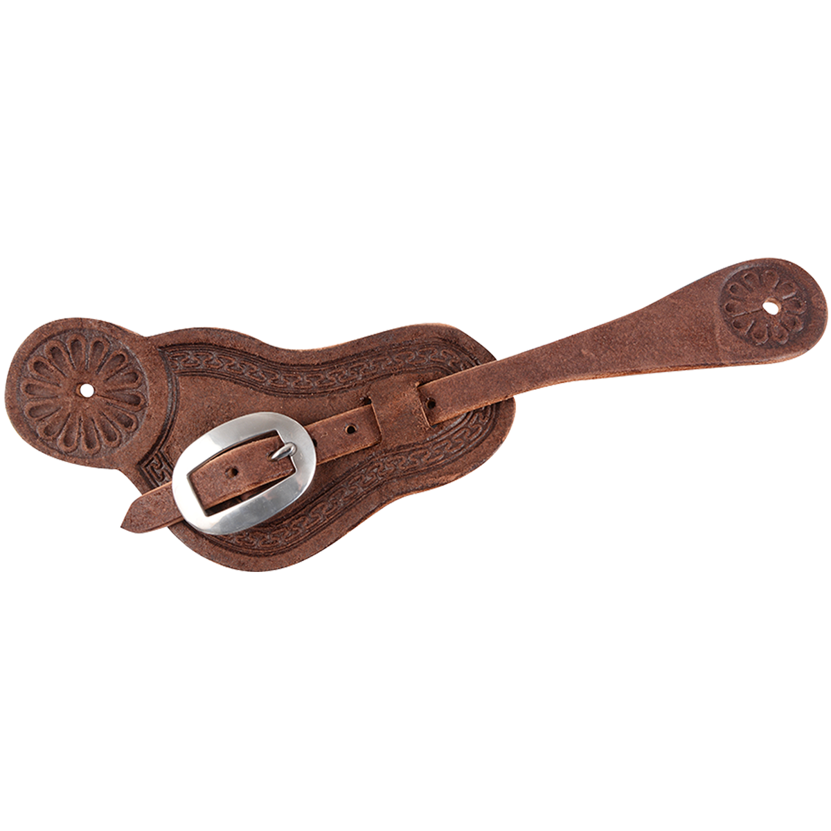 Martin Saddlery Buckaroo Spurstraps with San Carlos Tooling