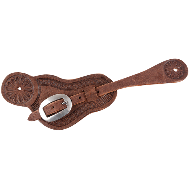 Martin Saddlery Buckaroo Spurstraps with San Carlos Tooling