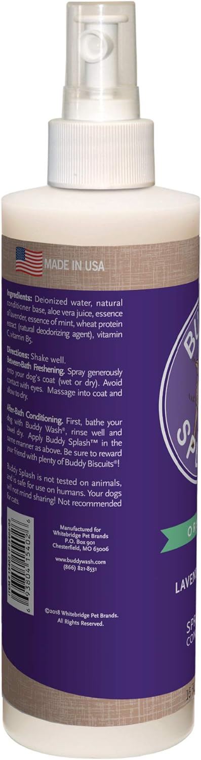 Cloudstar Buddy Splash Spritzer & Conditioner for Dogs (Lavender & Mint) - 4oz & 16oz