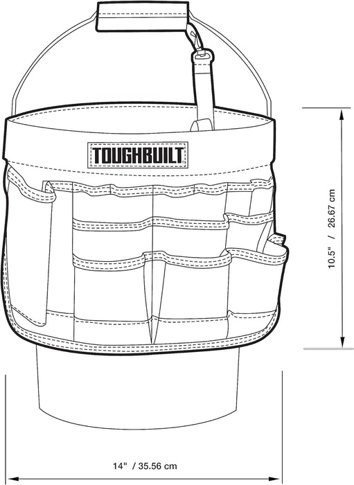 ToughBuilt Builder Bucket Organizer