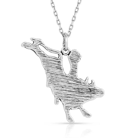 Montana Silversmiths Bull Rider Pendant Necklace