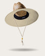 Hemlock Hats Butter Straw Hat - Yellow Solid Bottom Yellow Solid Bottom