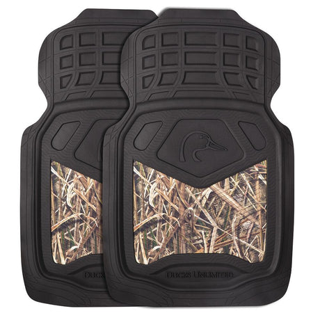 Ducks Unlimited Solo Duckhead Front Floor Mats Mossy Oak Blades