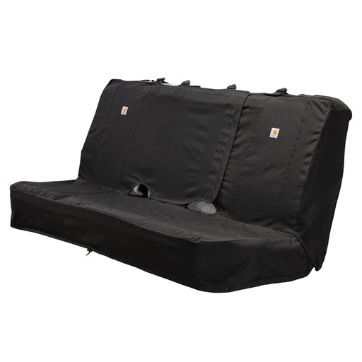 Carhartt Universal Fitted Nylon Duck Full-Size Bench Seat Cover Black