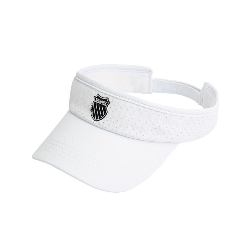 K Swiss Womens Laser Court Visor, White White black