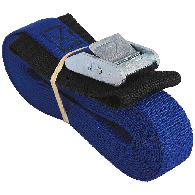 Salamander 1in Padded Cam Buckle Strap - 12ft Blue Blue