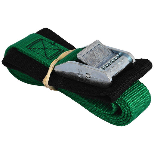Salamander 1in Padded Cam Buckle Strap - 4ft Green Green