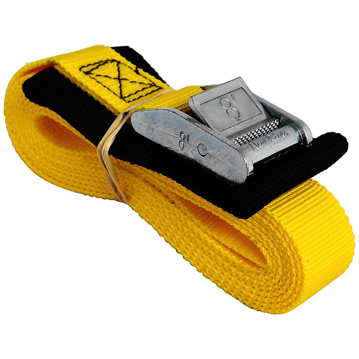Salamander 1in Padded Cam Buckle Strap - 8ft Yellow Yellow