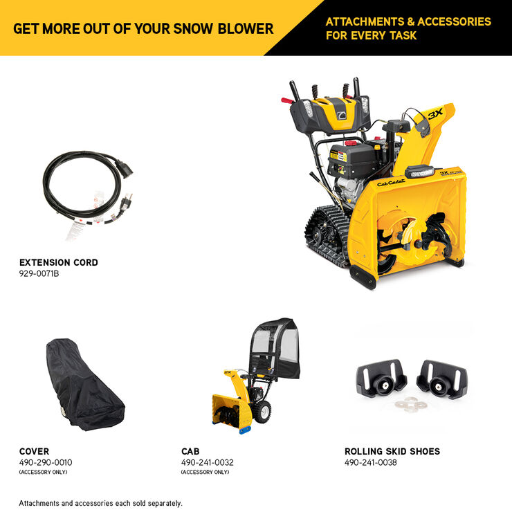 Cub Cadet 3X 26 in. TRAC Snow Blower - 3X Three-Stage Power