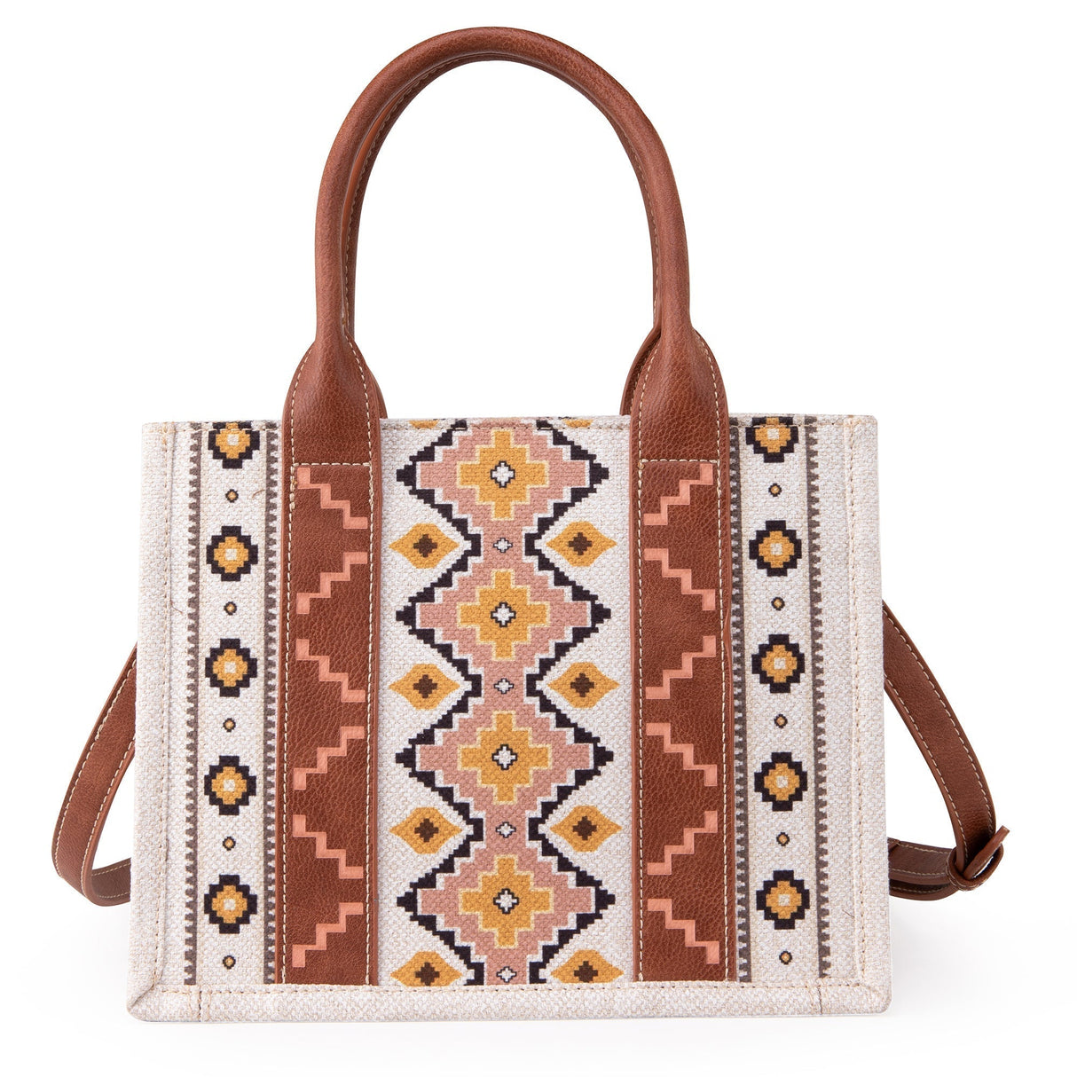 Wrangler Southwestern Print Canvas Tote Bag