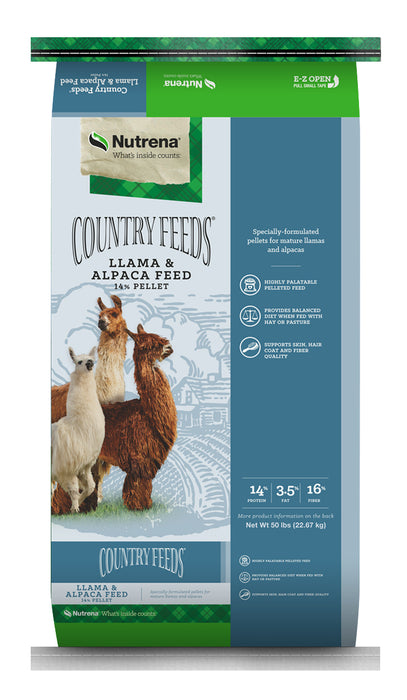 Nutrena Feeds Country Feeds Llama/alpaca Pellet Feed