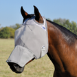 Cashel Crusader Fly Mask Long Nose - Grey / Long Nose / Grey