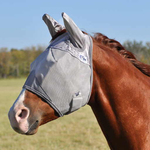 Cashel Crusader Fly Mask Standard with Ears - Grey / Standard with Ears / Grey