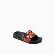 Reef Kid's One Slide Sandal Hibiscus Coral