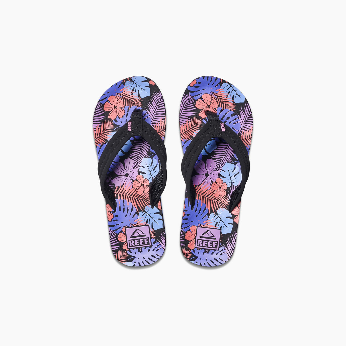 Reef Kid's Ahi Sandal - Purple Fronds Purple Fronds