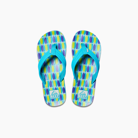 Reef Kid's Ahi Sandal - Blue Fish Blue Fish