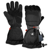 Action Heat Women's 5V Battery Heated Snow Gloves - Black Black