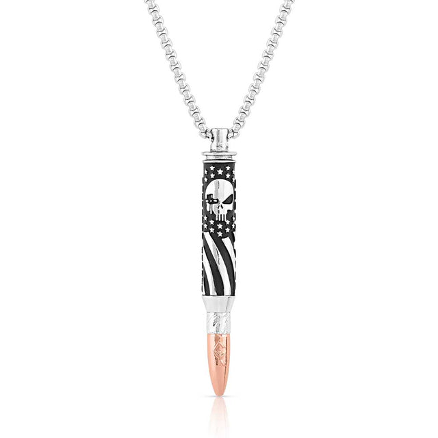 Montana Silversmiths I'll Cover You Sniper Bullet Necklace
