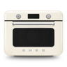 Smeg 50`s Retro Style Aesthetic Countertop Air Fry Oven With Steam Cream