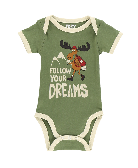 Lazy One Follow Your Dreams Infant Onesie Creeper