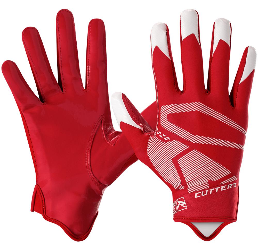 Cutters Gloves Youth Rev 4.0 Receiver Glove Red