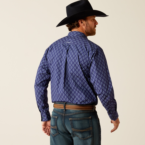 Ariat Cade Classic Fit Shirt - Navy