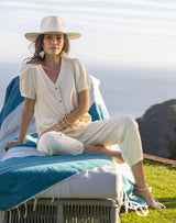 Carve Designs Calista Gauze Pant - Dogwood