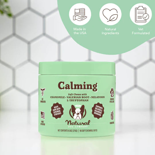 Natural Dog Company Calming Supplement - 90 Chews