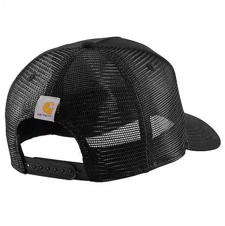 Carhartt Canvas Mesh Back 1889 Patch Cap - Black