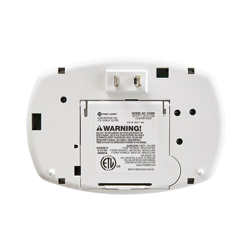 First Alert CO606 Carbon Monoxide Plug-In Alarm with Battery Backup