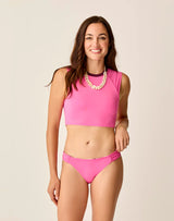 Carve Designs Cardiff Reversible Swim Bottom - Desert/Hot Pink