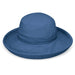 Wallaroo Hat Company Women's Casual Traveler Cotton Canvas Hat Slate Blue