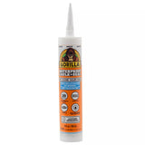 Gorilla Glue 10 OZ Waterproof Caulk & Seal 100% Silicone Sealant - WHITE