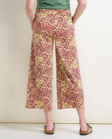 Toad & Co Chaka Wide Leg Pant - Purple Agate Garden Print