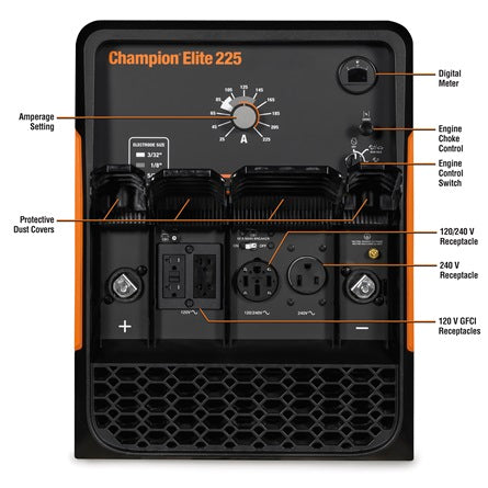 Hobart Welding Champion Elite 225 Engine-Driven Welder