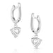 Montana Silversmiths Charmed By You Crystal Heart Earrings