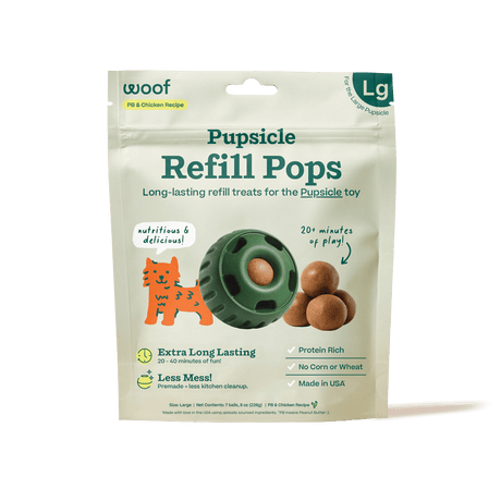 Woof Pet Refill Pupsicle Pops - Chicken - Small Chicken & Peanut Butter /  / 10CT