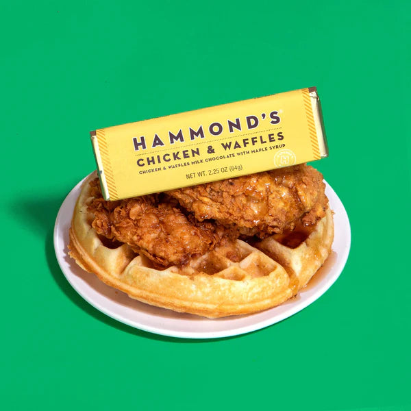 Hammond's Candies Chicken And Waffles Milk Chocolate Bar