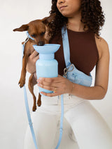 Springer Pets Classic Dog Travel Bottle 22oz - Sky Blue