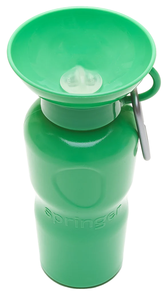 Springer Pets Classic Dog Travel Bottle 22oz - Springer Green