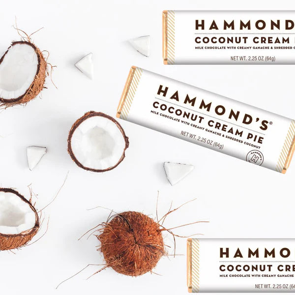 Hammond's Candies Coconut Cream Pie Milk Chocolate Bar