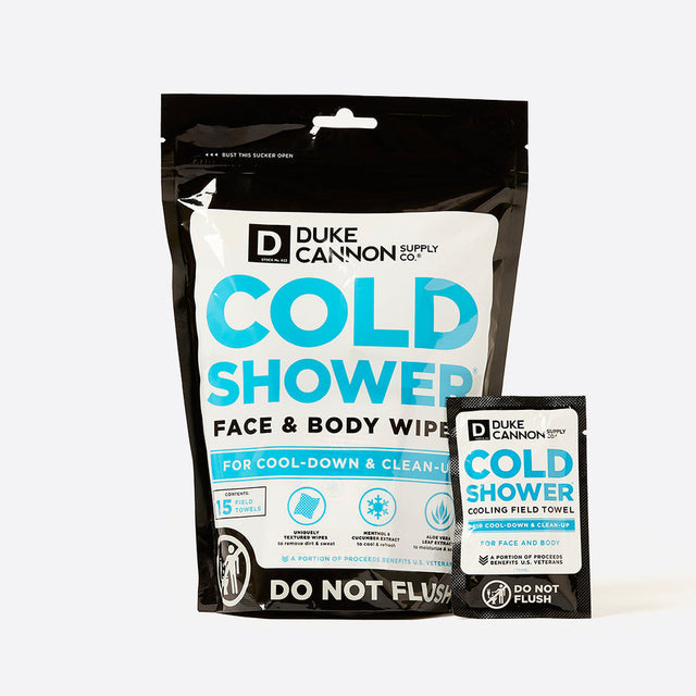 Duke Cannon Supply Co. Cold Shower Cooling Field Towels - Multipack Pouch