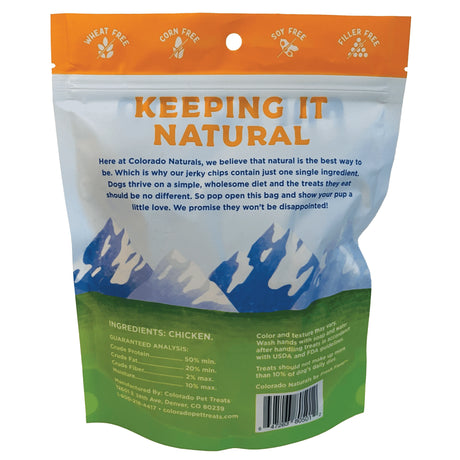 Colorado Pet Treats Colorado Naturals Chicken Jerky Chip Dog Treats - 6oz.