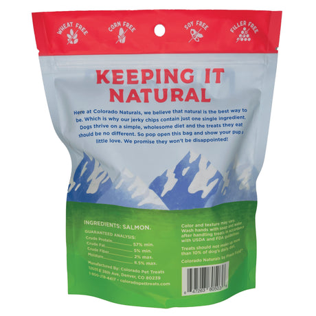 Colorado Pet Treats Colorado Naturals Salmon Jerky Chip Dog Treats - 6oz.